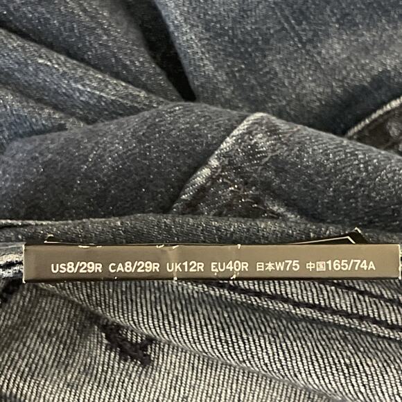 Gap Crop Jeans Culotte Size 8 Dark Wash Indigo Blue Wide Leg Stretch Fall NWT - Picture 12 of 16